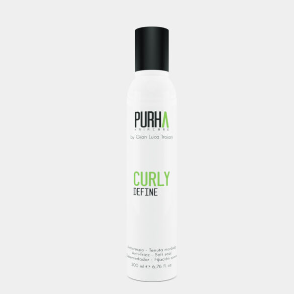 Mousse per capelli ricci anticrespo Curly Define Purha Haircare CurlyDefine