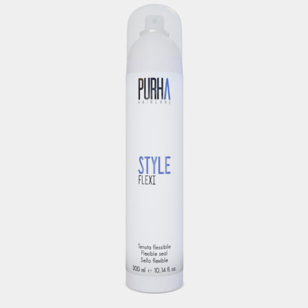 Lacca spray per capelli leggera senza gas Style Flexy Purha Haircare Style FlexyTappo