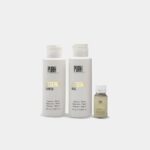 Kit cheratina per capelli danneggiati Essence Purha Haircare kit essence shampoo maschera fiala